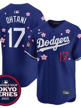 NWT LA Dodgers Tokyo Series 2025 Vapor Premier Jersey Shohei Ohtani Women’s Sz M